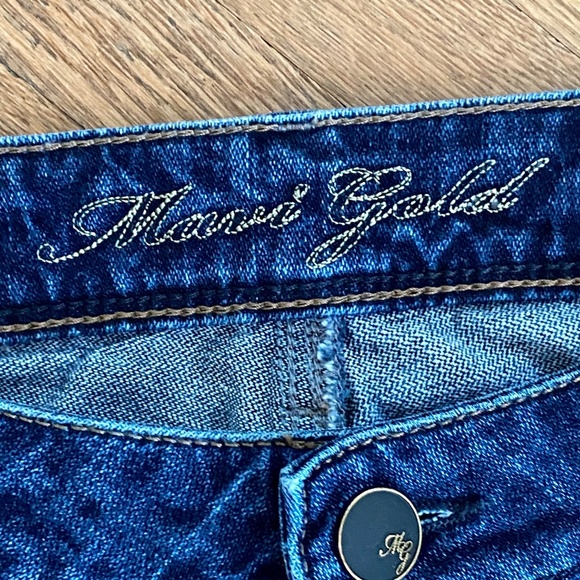 Mavi Gold Emma Slim Boyfriend Jeans Mid Rise Dark Wash Size 27 - Picture 4 of 12